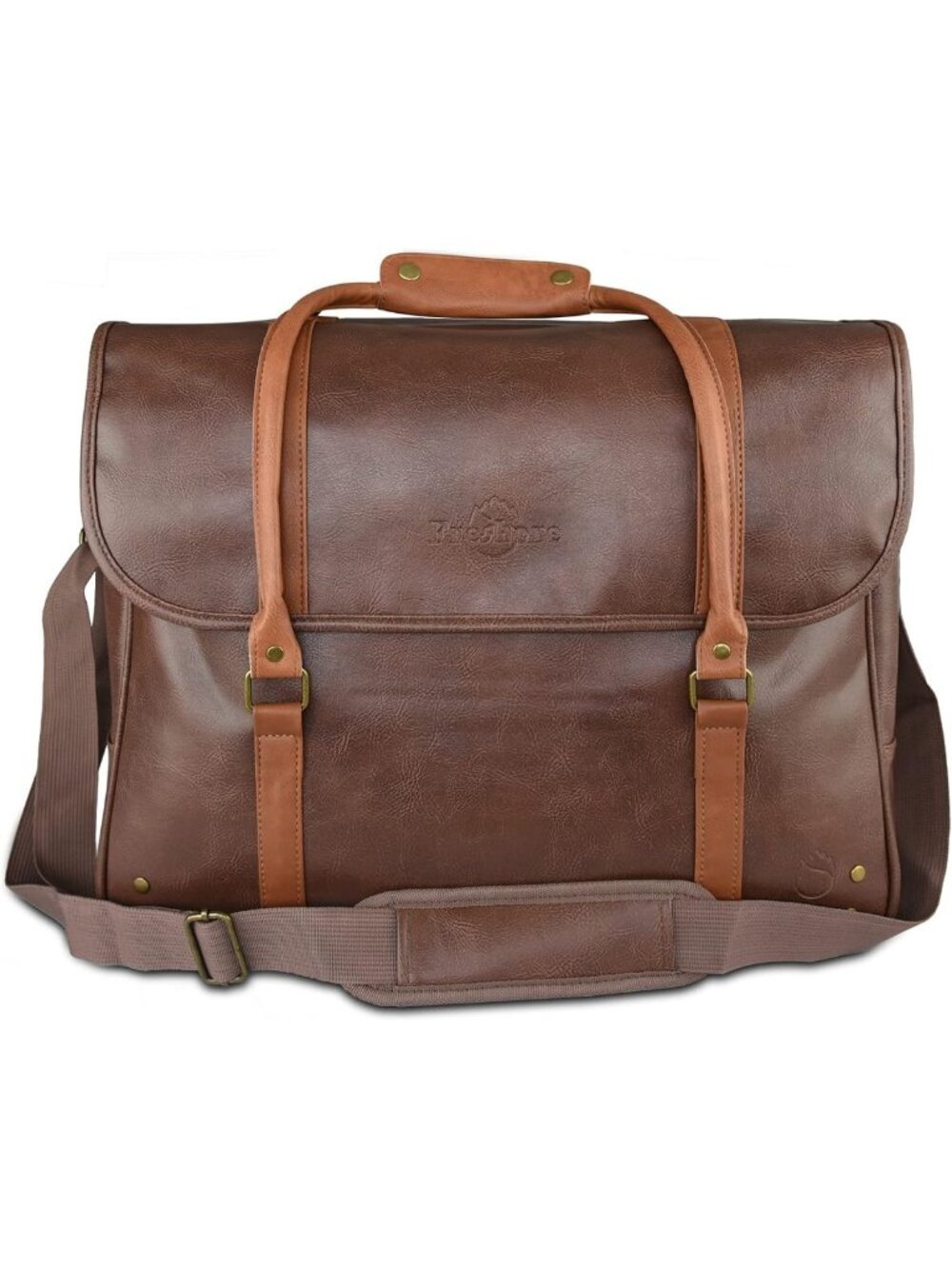 Insulated Wine Bottle Carrier Tote - Premium Leather Travel Cooler Bag